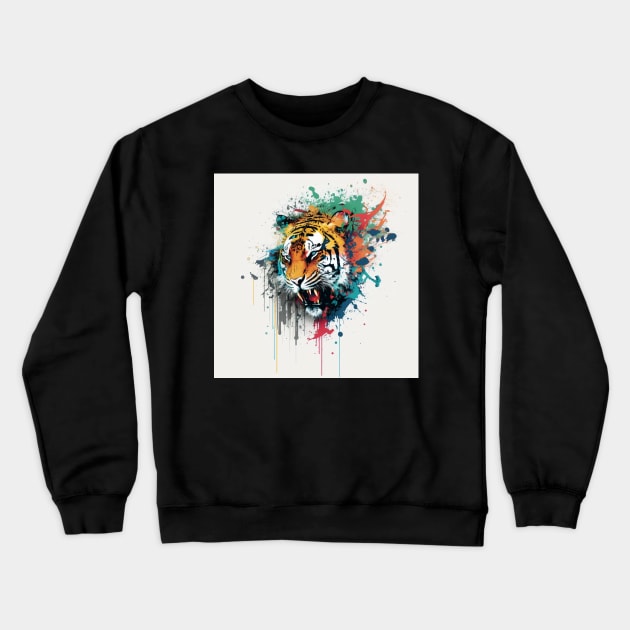 Tiger Tiger Crewneck Sweatshirt by n23tees